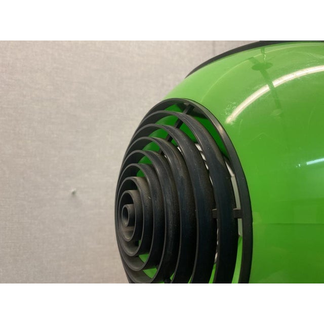 Vintage Ufo Ceiling Lamp in Green Plastic and with Black Grids from Massive Lighting, 1970s For Sale - Image 13 of 18