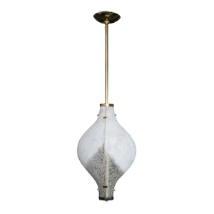 Frosted and Textured Scavo Glass Pendants