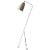 Greta Magnusson Grossman 'Grasshopper' Floor Lamp in Warm Gray For Sale