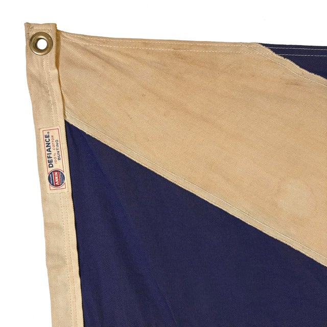 Vintage Sewn Cotton First Union Jack Flag, King's Colours For Sale - Image 4 of 6