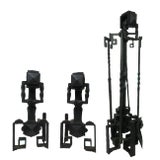 1920s Vintage Mission / Arts and Crafts Hand Forged Wrought Iron Andirons and Fireplace Tool Set - 7 Pieces For Sale