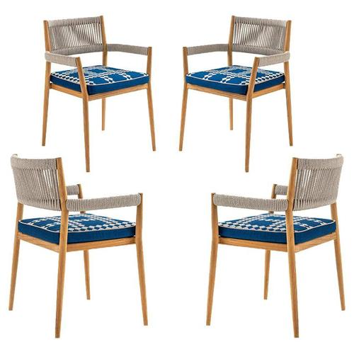 Dine Out Outside Chairs by Rodolfo Dordoni for Cassina, Set of 4 For Sale - Image 10 of 10