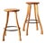 Modern Rustic Cherry & Ash Ax-Handle Stool | Handmade in Pennsylvania For Sale