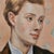 Portrait of a Feminine Man Oil on Canvas Painting For Sale - Image 4 of 5