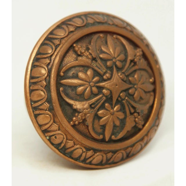 Bronze Pair of Antique Russell & Erwin Bronze Door Knobs For Sale - Image 8 of 11