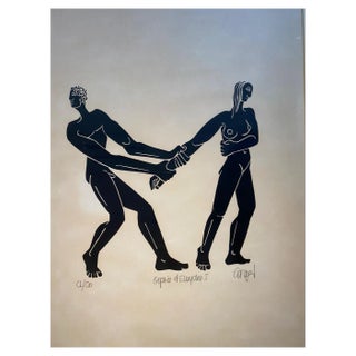 Orpheus and Eurydice, 1960s, Lithograph For Sale
