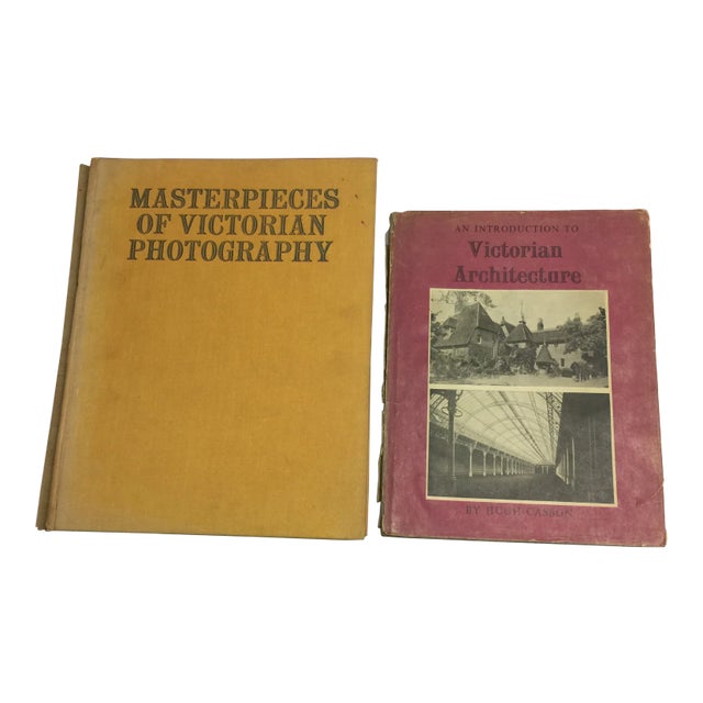 Victorian Architecture & Photography Books - A Pair For Sale