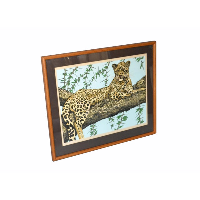 Original Lithograph 'Cheetah' Signed by Artist Mac Couley For Sale - Image 10 of 13