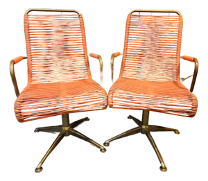 Vintage Ames Aire Swivel Arm Chairs (Set of 2)