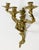 French Early 20th C Louis XV Style Bronze Wall Candle Sconces, Pair For Sale - Image 3 of 6