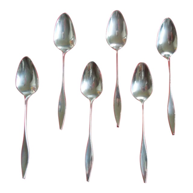 John Prip Reed & Barton 'Lark' Sterling Silver Teaspoons- Set of 6 For Sale