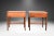 Wood Pair Kent Coffey Perspecta Rosewood Pecan Nightstands Tables For Sale - Image 7 of 13