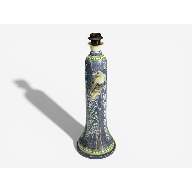 Alingsås Keramik, Large Table Lamp, Stoneware, Sweden, 1960s For Sale - Image 4 of 12