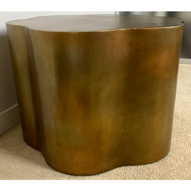 Late 20th Century Late 20th Century Contemporary Molded Resin Biomorphic Side Table For Sale - Image 5 of 10