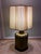 1960s Hollywood Regency Etched Brass Urn Table Lamp and String Lampshade For Sale - Image 10 of 11
