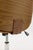 Animal Skin Retro Style Wood and Leather Swivel Office Chair For Sale - Image 7 of 7