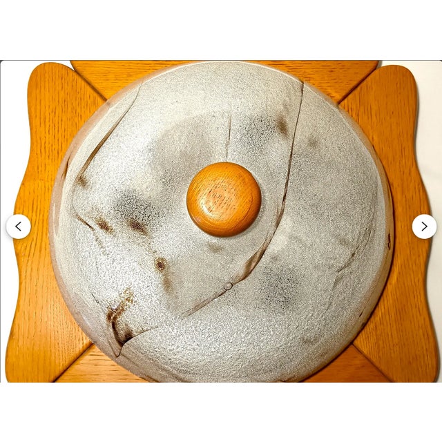 Vintage Flush Mount in Golden Oak from Barovier & Toso, 1980s For Sale - Image 9 of 12