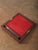 Wood Early 20th Century Mahogany Writing Slope Lap Desk Box With Red Leather Interior and Brass Hardware For Sale - Image 7 of 14