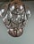 Italian Lantern in Blown Glass and Metal, 1960s For Sale - Image 4 of 6