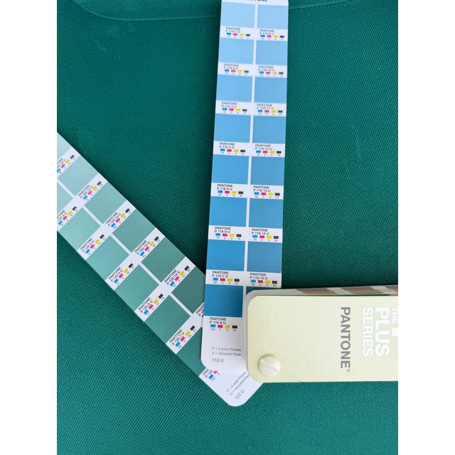 Vintage Mid-Century Steelcase Teal Blue Rolling Office Desk Arm Chair For Sale In San Francisco - Image 6 of 18