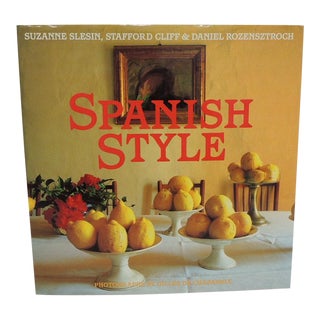 Vintage Spanish Style Coffee Table Hardcover Book For Sale
