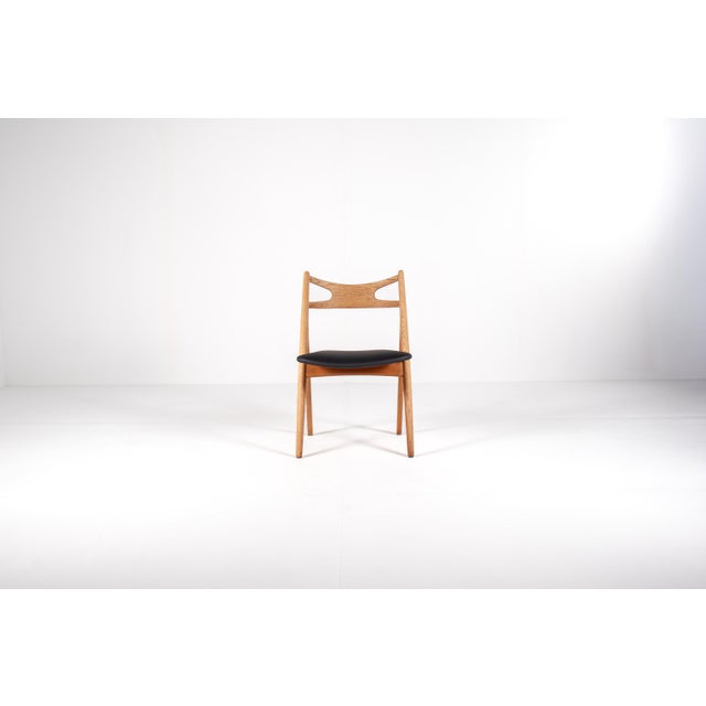 Set of five original sawbuck chairs (model ch29) designed by hans j. Wegner for carl hansen & søn. This is an early...