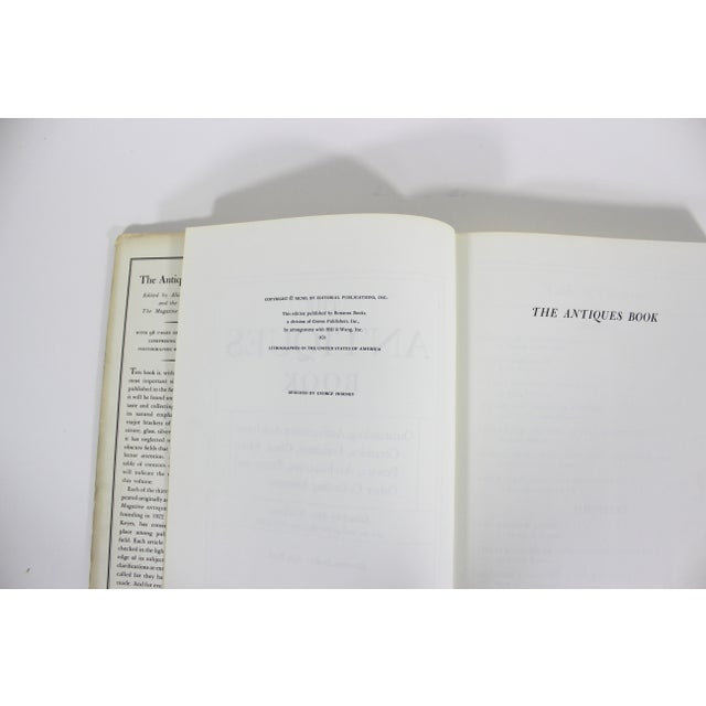 Brown 1950 the Antiques Book Hardcover Hard Cover, Gift for Art Design Decor Lover, Coffee Table, Bookshelf Styling, Shelf Alice Winchester For Sale - Image 8 of 18