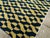 Galerie Shabab Collection Mid-20th Century Handmade Turkish Art Deco Accent Rug in Yellow and Blue For Sale - Image 9 of 10