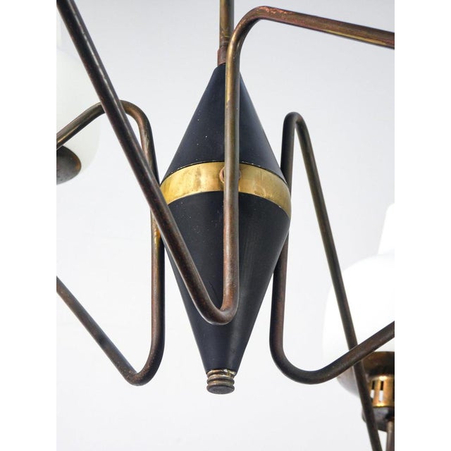 Suspension Lamp from Stilnovo, 1950s For Sale - Image 9 of 12