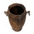 Vintage wooden pot with iron ring handles originally used for carrying water. Wonderful piece with authentic signs of age...