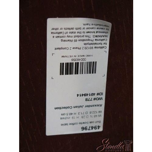 Jonathan Charles Modern Burl Walnut Bowtie Coffee Table Jc-494796 For Sale - Image 10 of 10