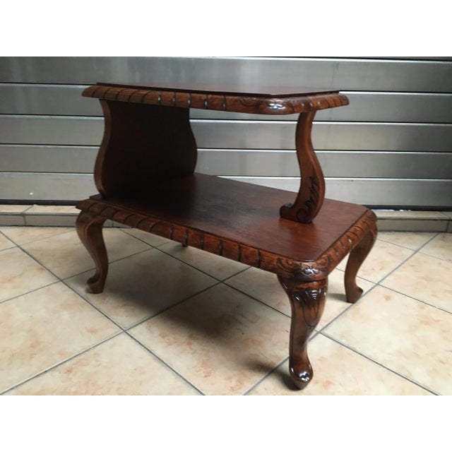 1950s Small Coffee Table with Shelf, 1950s For Sale - Image 5 of 11