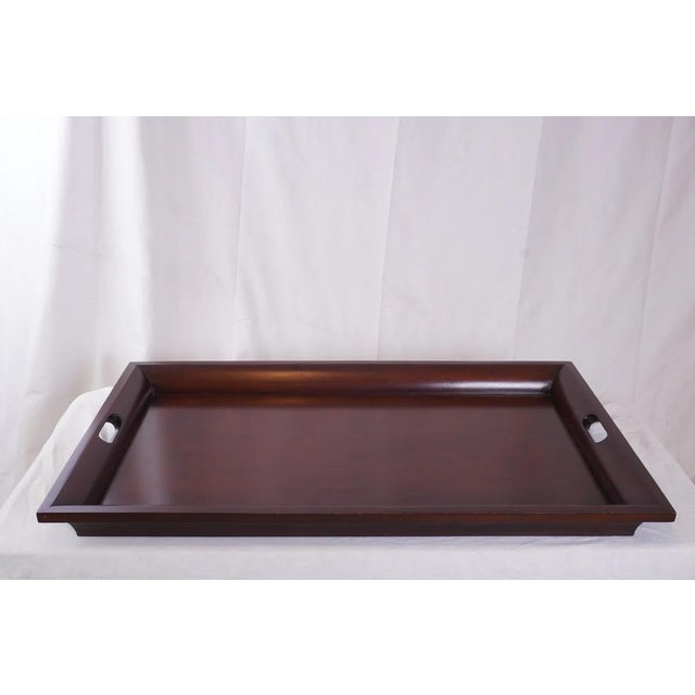 2000 - 2009 Hickory Chair Midtown Alex Tray With Oxford Finish For Sale - Image 5 of 6