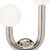 Metal Regina Andrew Happy Steel Sconce Left Side, Polished Nickel For Sale - Image 7 of 10