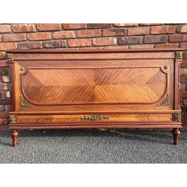 French Headboard and Footboard Chairish
