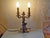 Gold Antique Victorian Rococo Revival French Bronze Harpist Candelabra Table Lamp, 1870s For Sale - Image 8 of 18