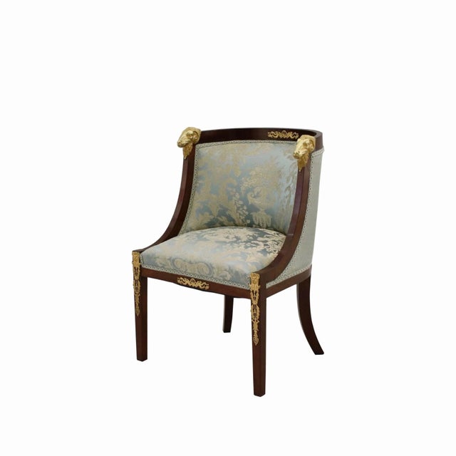 Traditional Set of Empire Style Armchairs For Sale - Image 3 of 5