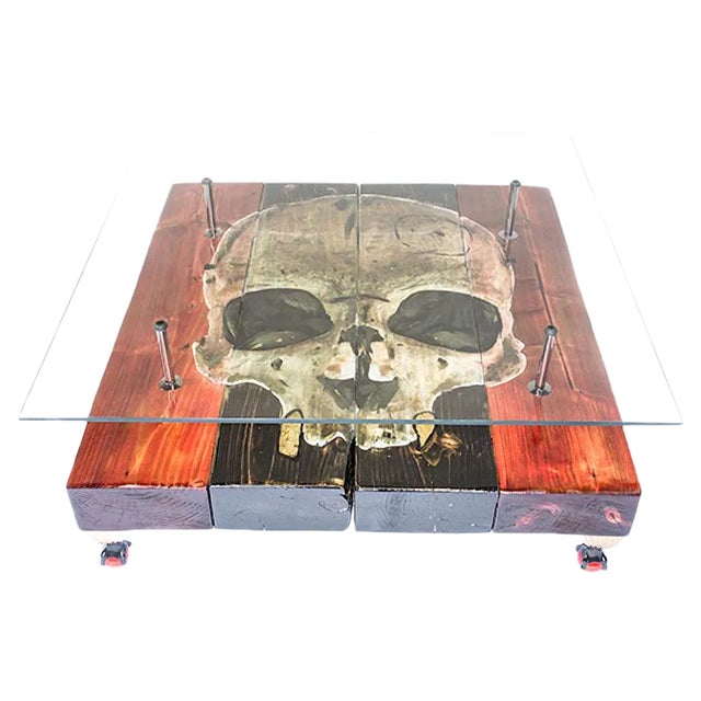 Gothic Skull Coffee Table by Anthony W Parry for Cappa E Spada, 2015 For Sale