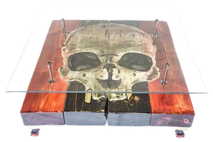 Gothic Skull Coffee Table by Anthony W Parry for Cappa E Spada, 2015