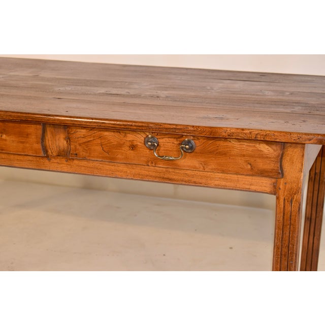 18th Century 18th Century French Chestnut Farm Table For Sale - Image 5 of 12