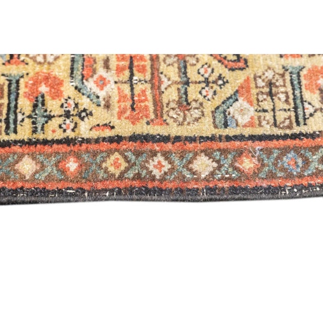 Late 18th Century Antique Persian Farahan Rug 3'3'' x 4'9'' For Sale - Image 9 of 11