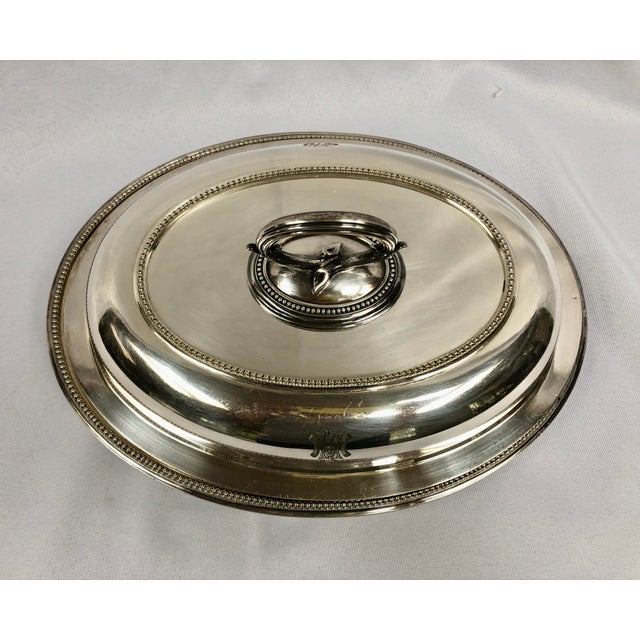 Antique Elkington Silver Covered Serving Dish Chairish