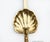 Mid-Century Modern 1960's Solid Brass Clam Scallop Sea Shell Wall Sconce Adjustable Candle Holder For Sale - Image 3 of 7