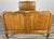 Vintage French Louis XVI Style Oak Single Bed Frame with Carved Headboard For Sale - Image 4 of 13