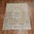 Rustic Early 20th Century Zabihi Collection Apricot Soft Blue Persian Heriz Rug - 4'6" x 6'3" For Sale - Image 3 of 10