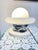 Silver Space Age UFO Table Lamp in Steel with Marble and Opaline Glass, 1970s For Sale - Image 8 of 14