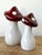 Vintage Boho Glazed Ceramic Mushrooms - Set of 2 For Sale - Image 4 of 12