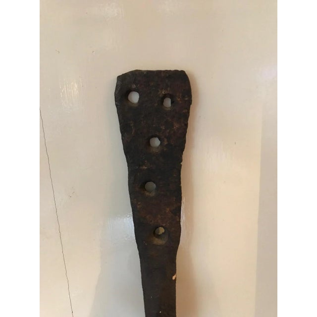 Vintage Brutalist Iron Cast Candle, 1960s For Sale - Image 4 of 7