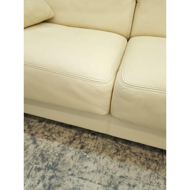 Beige Leather DS 17 2-Seater Sofa from de Sede For Sale - Image 3 of 13