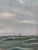 1940s Vintage Original Seascape Oil Painting, Signed Coastal Landscape For Sale - Image 5 of 13